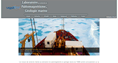 Desktop Screenshot of paleomag.uqar.ca