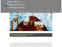 Tablet Screenshot of paleomag.uqar.ca